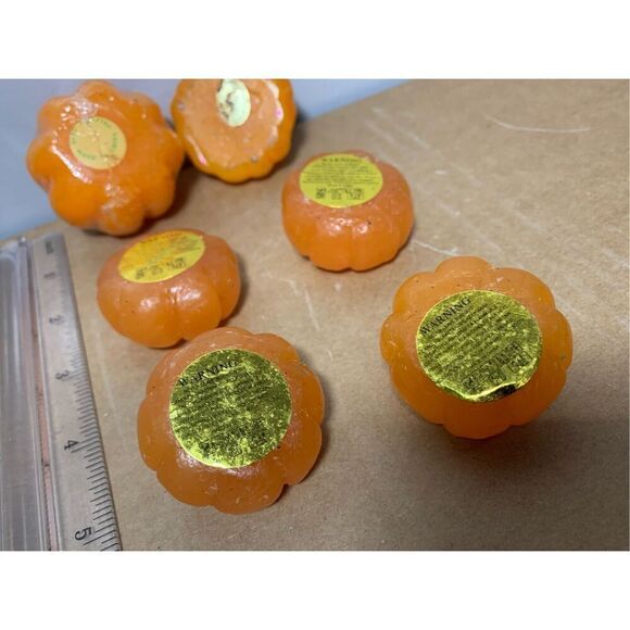 Halloween Tea Light Mini Candle Lot-6 Candles Vintage 1” Small NEW Fast Shipping - Picture 4 of 4